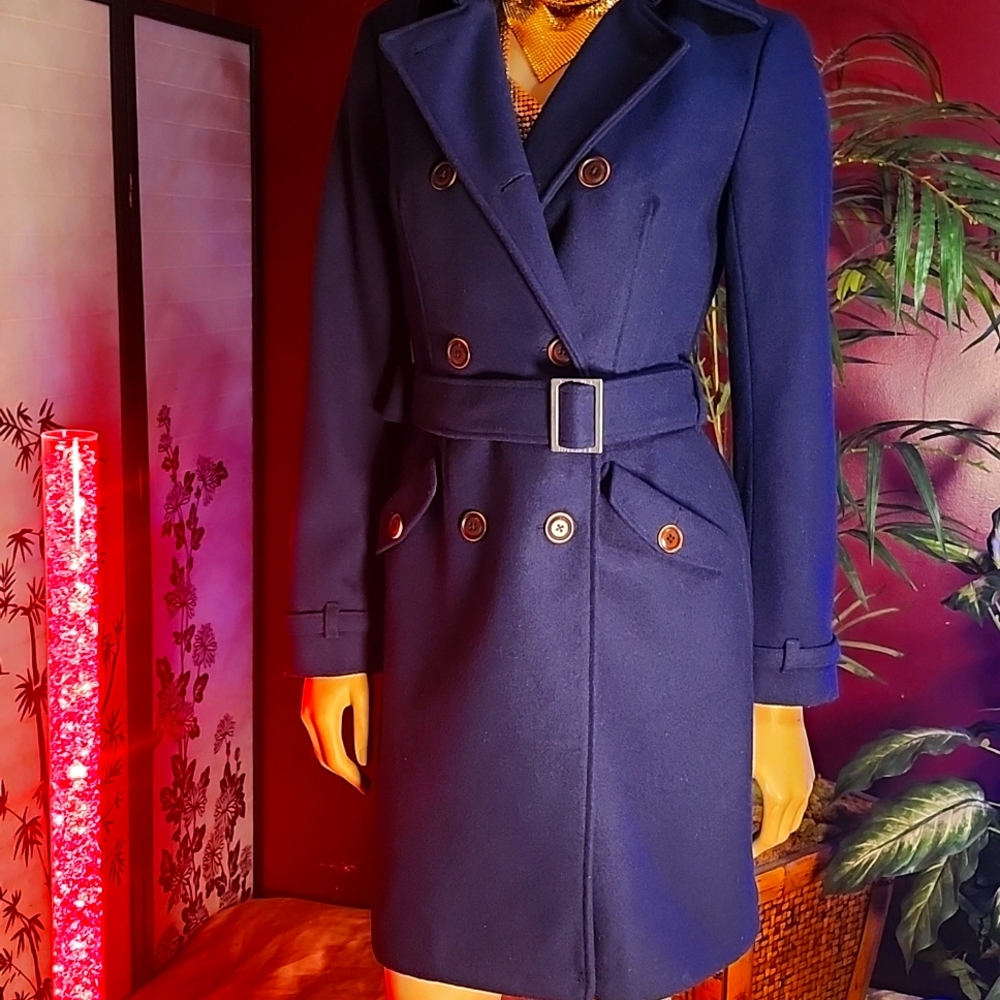 Womens Tommy Hilfiger wool trench coat
